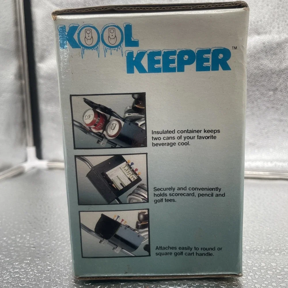 Vintage Kool Keeper Golf Beverage Cooler Scorecard Holder Matthews Witte 1990s